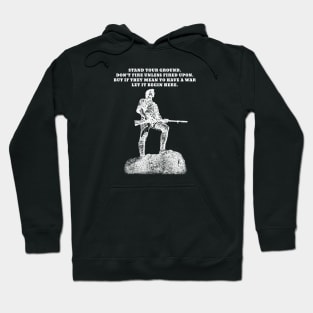 Stand Your Ground (Small Light Design) Hoodie